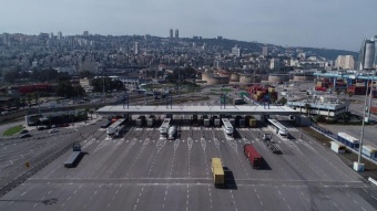 נמל חיפה: הושקה מערכת לזיהוי פני הנהגים בשער המטענים