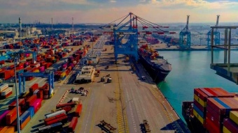 נמל אשדוד: גידול משמעותי בכל המדדים בחציון הראשון של 2021
