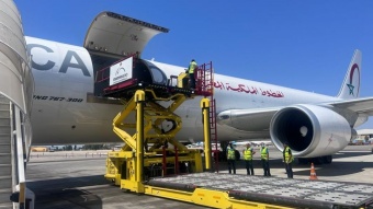 מטוס מטען בואינג 767-300 רחב גוף של חברת RAM Cargo מקבוצת Royal Air Morocco התקבל בטקס חגיגי במסוף המטענים של ממן. בשבת המריא מטוס המטען לקזבלנקה כשעליו מוצרי קוסמטיקה, ציוד אלקטרוניקה וציוד צבאי