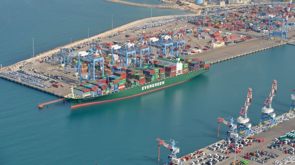 נמל אשדוד: חברת אוורגרין תחדש פקידותיה בנמל